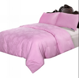 ANYHOUZ Pink Duvet Cover – Ultra Soft Cotton Quilt Comforter for Elegant Bedroom & All-Season Sleep