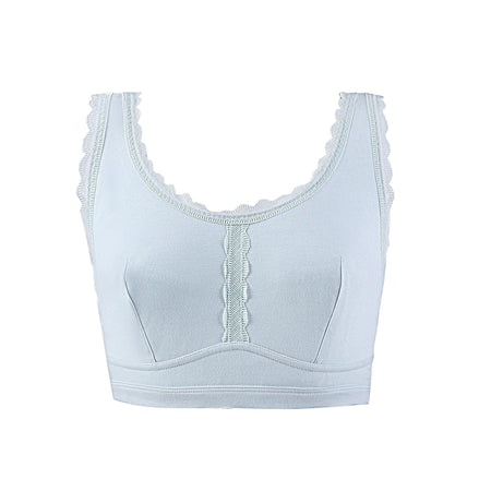 Georgia - Silk Back Support Full Coverage Wireless Organic Cotton Bra