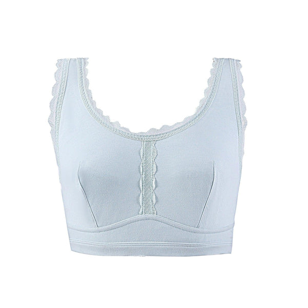 Georgia - Silk Back Support Full Coverage Wireless Organic Cotton Bra