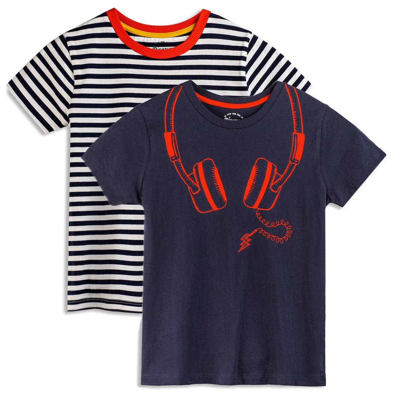 Organic Cotton Kids Shirts - Graphic Tee 2-Pack FINAL SALE