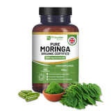 Organic Moringa Capsules 2000mg - 120 Vegan Moringa Leaves Capsules | Moringa Oleifera Leaf Supplement | 100% Natural Soil Association Organic Certified (Not Moringa Tablets) | Made in UK by Prowise Healthcare