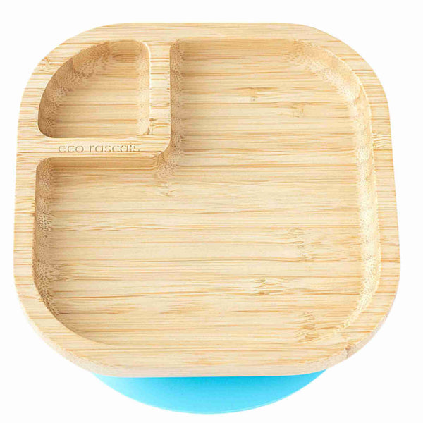 Bamboo Square Suction Plate