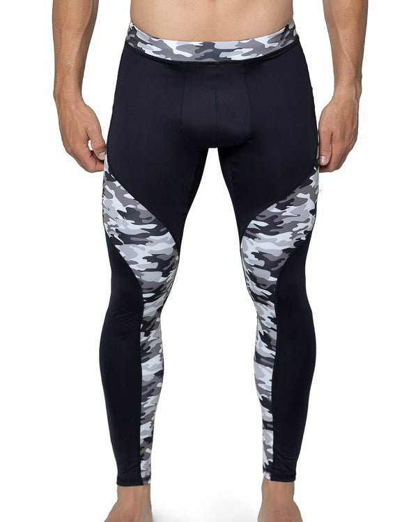 Reverse Gray Camo Meggings