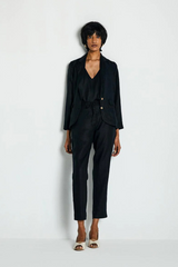 Hemp Three Piece Set in Black