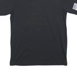 NIKE Mens Black Graphic T-Shirt M Short Sleeve Crew Neck Cotton Blend Casual