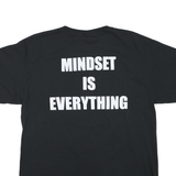 Mens Black Frankton Basketball Graphic T-Shirt L Short Sleeve Crew Neck