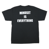 Mens Black Frankton Basketball Graphic T-Shirt L Short Sleeve Crew Neck