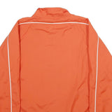 PUMA Womens Orange Zip Jacket UK 16 Polyester Plain Lightweight Sportswear