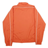 PUMA Womens Orange Zip Jacket UK 16 Polyester Plain Lightweight Sportswear
