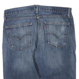 LEVI'S Mens Denim Blue Casual Shorts L W36 Cotton Blend Classic Fit