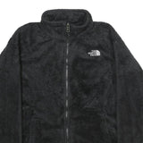 THE NORTH FACE Womens Black Jacket M Polyester Fleece Soft Warm Zip Up Outdoor