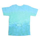 LIQUID BLUE Mens Blue & Green Turtle Graphic T-Shirt M Short Sleeve Crew Neck