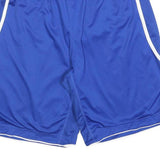 ADIDAS Womens Shorts Blue Sports Casual Regular UK 14 W30 Polyester