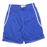 ADIDAS Womens Shorts Blue Sports Casual Regular UK 14 W30 Polyester