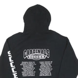 Mens Black Cardinals Soccer Cotton Pullover Hoodie Size M Team Sweatshirt