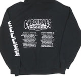 Mens Black Cardinals Soccer Cotton Pullover Hoodie Size M Team Sweatshirt