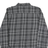 VANS Mens Grey Black Check Shirt L Cotton Blend Long Sleeve Casual