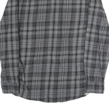 VANS Mens Grey Black Check Shirt L Cotton Blend Long Sleeve Casual