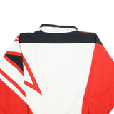 KILLTEC Mens Red & Black White Geometric Track Jacket S Polyester Zip