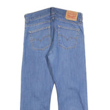 LEVI'S 506 Mens Jeans Blue Regular Straight Denim Medium W32 L25 Classic Fit Zip