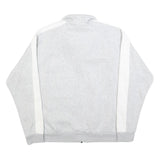 PUMA Mens Grey & White Cotton Zip Jacket 2XL Classic Athletic Comfortable