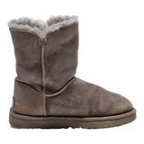 UGG Ankle Boots Grey Leather Womens UK 4
