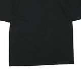CHAMPION Mens Black XL T-Shirt Short Sleeve Crew Neck Logo Graphic Cotton Blend