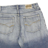 GODBODY Mens Denim Blue Casual Shorts L W36 Cotton Blend Comfortable