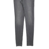 LEVI'S Womens Slim Grey Denim Skinny Jeans W28 L32 Stretch Comfortable Fit