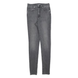 LEVI'S Womens Slim Grey Denim Skinny Jeans W28 L32 Stretch Comfortable Fit