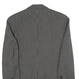 GARDEUR Mens Black & Grey Wool Blend Button Jacket M Woven Classic Tailored