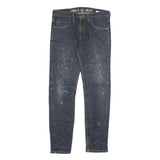 DICKIES Mens Slim Blue Denim Regular Fit Slim Leg Jeans W30 L30 Zip Fastening