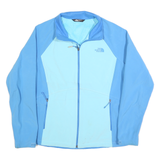 THE NORTH FACE Womens Blue Light Blue Jacket XL Polyester Blend Plain Outdoor