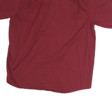 WRANGLER Mens Maroon Casual Cotton Shirt L Button Pocket Classic Fit