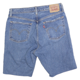 LEVI'S Womens Denim Blue Cotton Casual Shorts Size S W28 Classic Fit