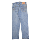 LEVI'S 505 Mens Jeans Blue Regular Straight Denim Medium W31 L30 Classic Fit