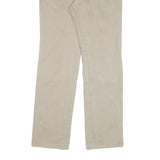 DICKIES Mens Jeans Beige Regular Straight Denim W30 L33 Zip Cotton Blend