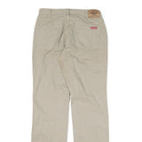DICKIES Mens Jeans Beige Regular Straight Denim W30 L33 Zip Cotton Blend