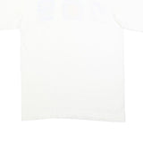 ANVIL Womens White Graphic T-Shirt M Short Sleeve Crew Neck Summer Design