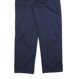 DICKIES Lined Mens Regular Navy Blue Cotton Blend Trousers W40 L32 Workwear Zip