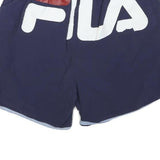 FILA Mens Shorts Navy Blue Casual S W26 Drawstring Lightweight