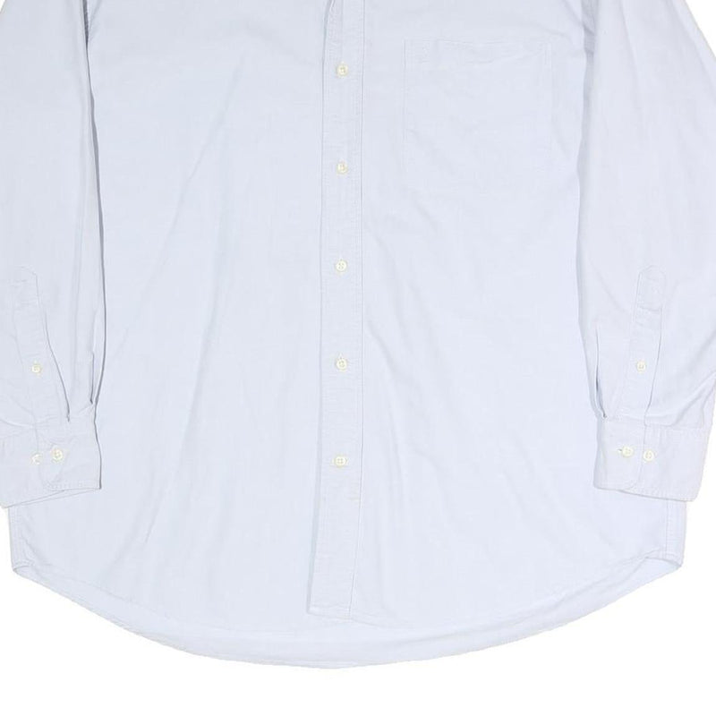 YVES SAINT LAURENT Mens White Shirt XL Cotton Blend Button Down Collar Premium