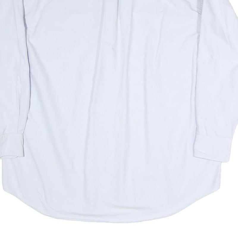 YVES SAINT LAURENT Mens White Shirt XL Cotton Blend Button Down Collar Premium
