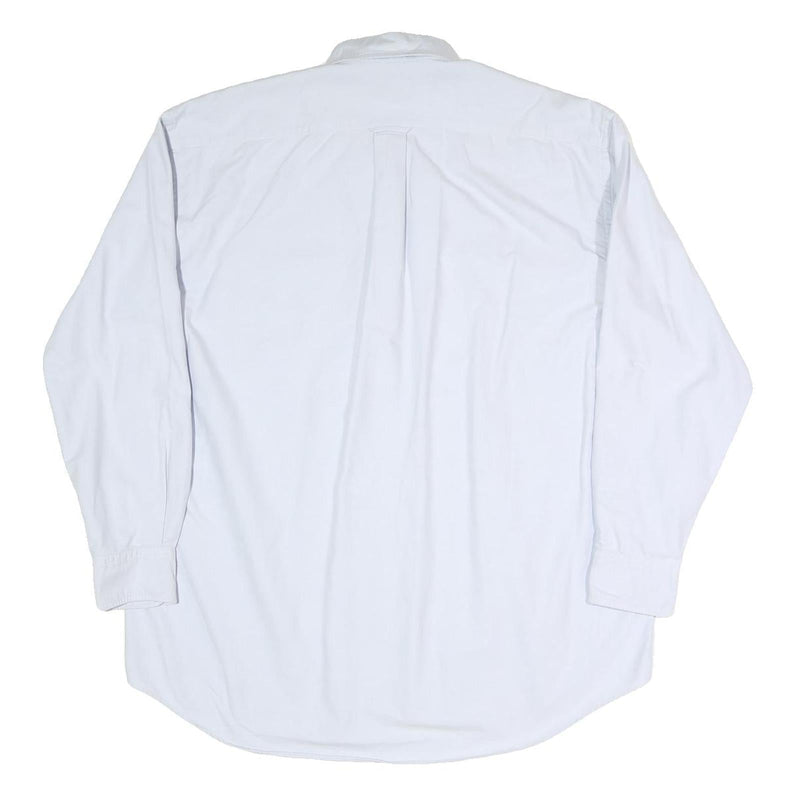 YVES SAINT LAURENT Mens White Shirt XL Cotton Blend Button Down Collar Premium
