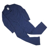 Mens Navy Blue Cotton Blend Dungarees L W40 L27 Workwear Utility