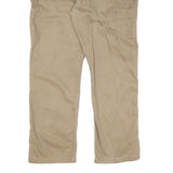 CARHARTT Mens Cotton Beige Regular Fit Straight Leg Trousers W36 L30 Workwear