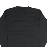 TULTEX Mens Black Wolf Graphic Crew Neck 2XL Cotton Sweatshirt Pullover