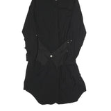 DIESEL Womens Black Day Dress Polyester Long Sleeve Knee Length L Stylish