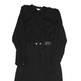 DIESEL Womens Black Day Dress Polyester Long Sleeve Knee Length L Stylish