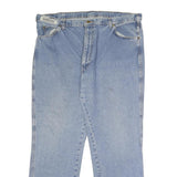 DICKIES Mens Blue Regular Fit Straight Leg Denim Jeans Cotton W42 L30 Workwear